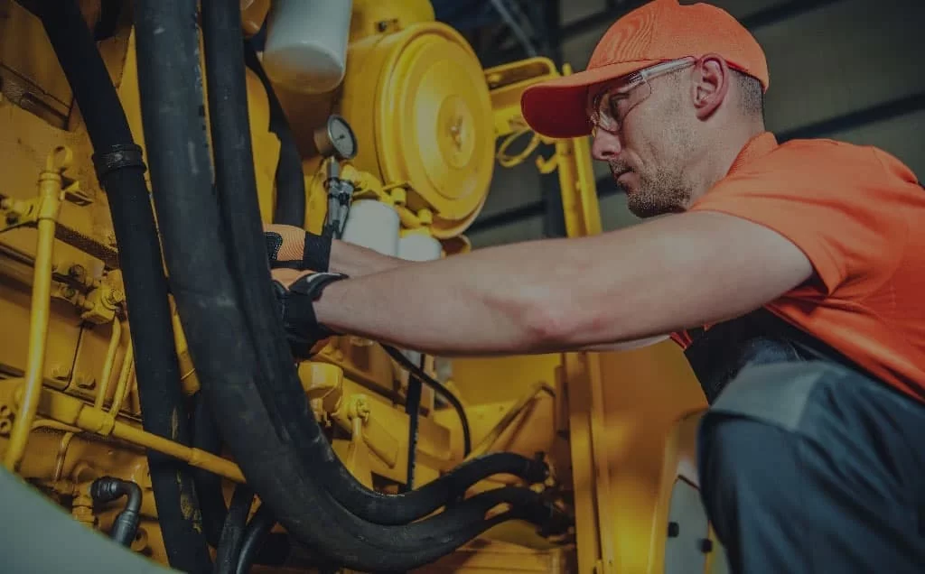 Taller reparación maquinaria obra pública